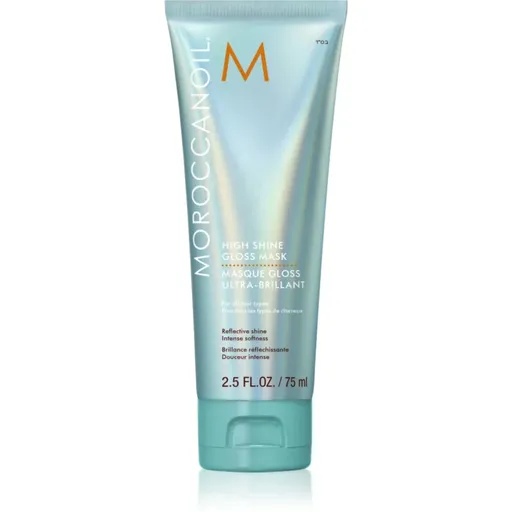 Moroccanoil High Shine Gloss Mask vyživujúca maska pre hladké a žiarivé vlasy s arganovým olejom 75 ml