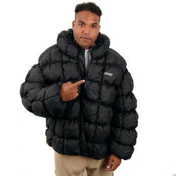 Zimná bunda Karl Kani Sport Patch Square Quilted Puffer Jacket Black - M