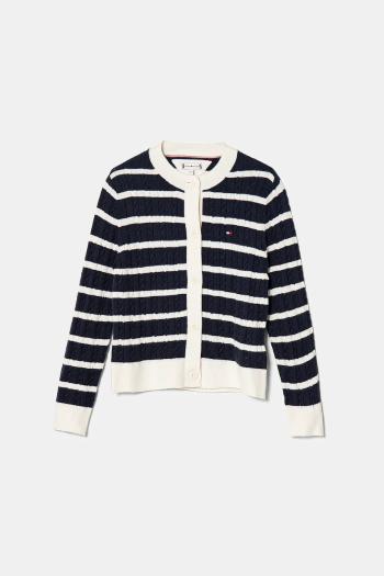 Detský sveter Tommy Hilfiger tmavomodrá farba, KG0KG08467