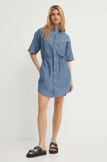 Rifľové šaty G-Star Raw mini, oversize, D24874-D558