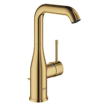 Vysoká umývadlová batéria GROHE Essence New s otočným ramienkom Cool Sunrise 32628GL1
