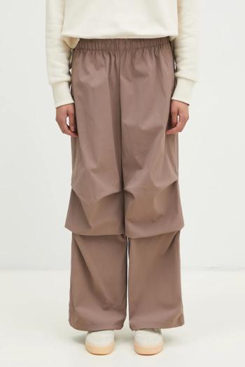 Tepláky adidas Originals Essential hnedá farba, jednofarebné, JD0783