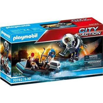 Playmobil Policajný Jetpack: Zatknutie zlodeja umenia (4008789707826)