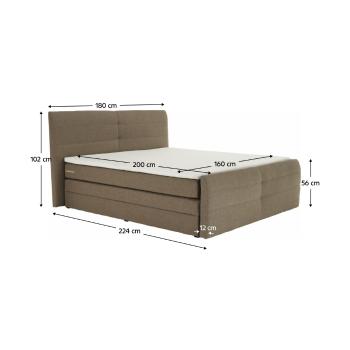 Boxspringová postel MARGERY 2 Tempo Kondela