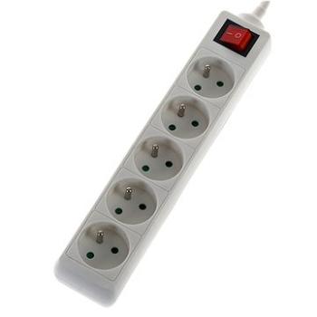 WowME predlžovací prívod 230V 5× zásuvka 7 m s vypínačom (KF-FB-05K-7M,3G1.5MM2)