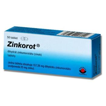 ZINKOROT 25 mg 50 tabliet