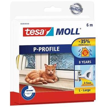 tesamoll Gumové tesnenie, biele, P profil, 25 m (05391-00102-00)