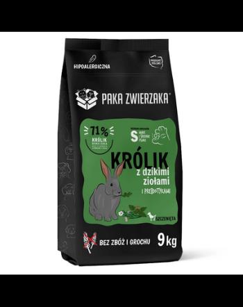 PAKA ZWIERZAKA Seventh Heaven Hrana pentru catei, cu iepure si plante salbatice 9 kg