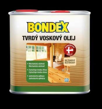 BONDEX - Tvrdý voskový olej bezfarebný 0,75 L