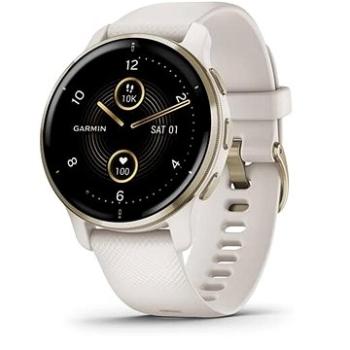 Garmin Venu 2 Plus Cream Gold/White Band (010-02496-12)