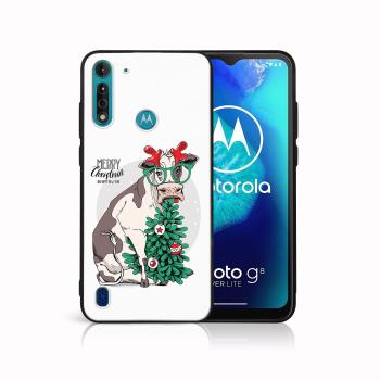 MY ART Kryt s vianočným dizajnom Motorola Moto G8 Power Lite MERRY CHRISTMAS (074)