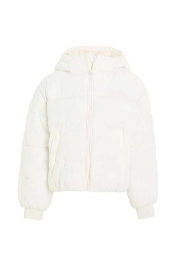 Detská bunda Tommy Hilfiger biela farba