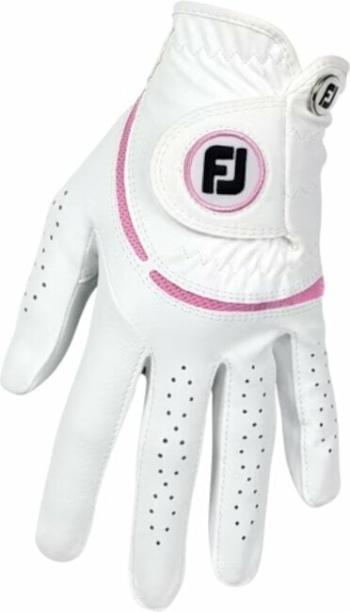 Footjoy Weathersof Golf White/Pink Ľavá ruka L Dámske rukavice