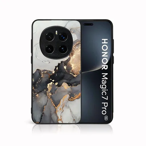 MY ART Ochranný kryt pre Honor Magic7 Pro 5G GREY MARBLE (140)