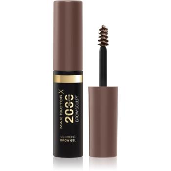 Max Factor 2000 Calorie Brow Sculpt gél na obočie odtieň 002 Soft Brown 4,5 ml