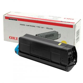 OKI 42127405 - originálny toner, žltý, 5000 strán