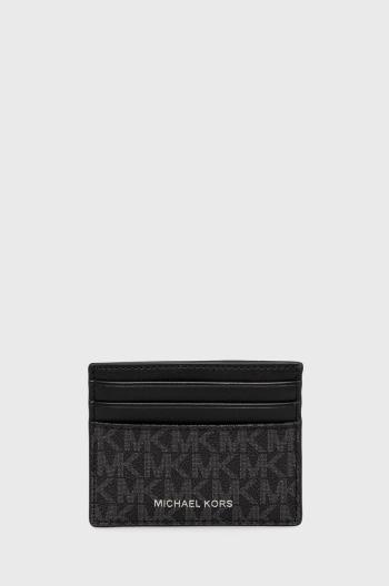 Puzdro na karty Michael Kors pánsky, čierna farba