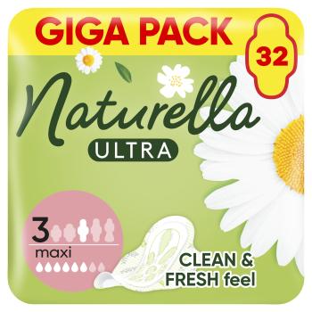 NATURELLA Ultra Maxi Size 3 hygienické vložky s křidélkyUltra Maxi Size 3 hygienické vložky s krídelkami 32 ks