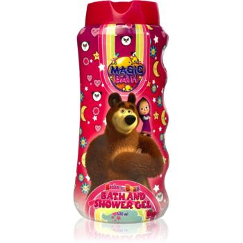 Masha & The Bear Magic Bath Bath & Shower Gel sprchový a kúpeľový gél pre deti 500 ml