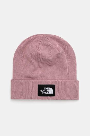 Čiapka The North Face Dock Worker Recycled Beanie ružová farba, z tenkej pleteniny, NF0A3FNT1MI1