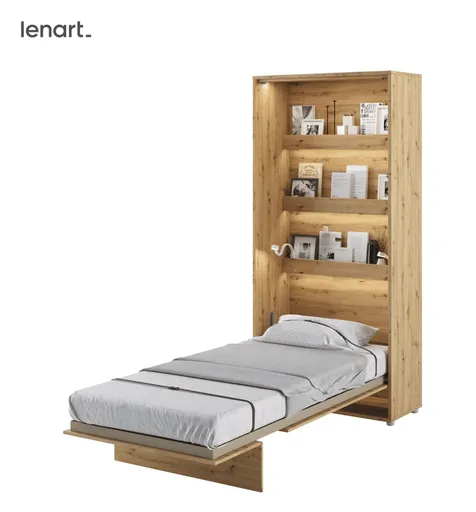 Dig-net nábytok Sklápacia posteľ Lenart BED CONCEPT BC-03 dub artisan | 90 x 200 cm