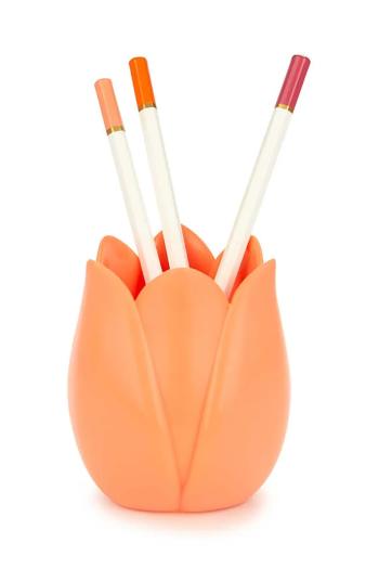 Stolný organizér Balvi Tulip 9,5 cm oranžová farba