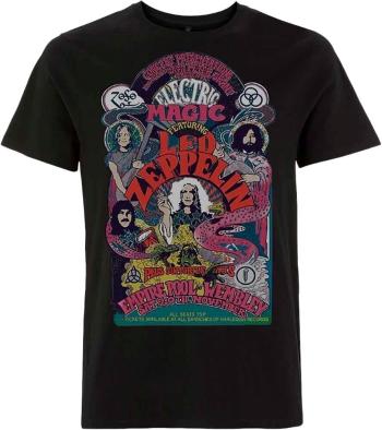 Led Zeppelin Tričko Full Colour Electric Magic Unisex Black M