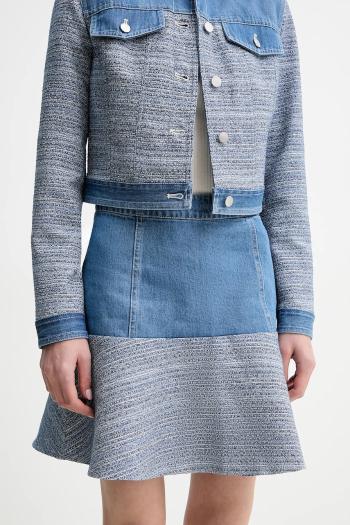 Sukňa Guess ELSIE mini, áčkový strih, W5GD87 WH610