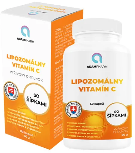 ADAMPharm LIPOZOMÁLNY VITAMÍN C so šípkami 60ks