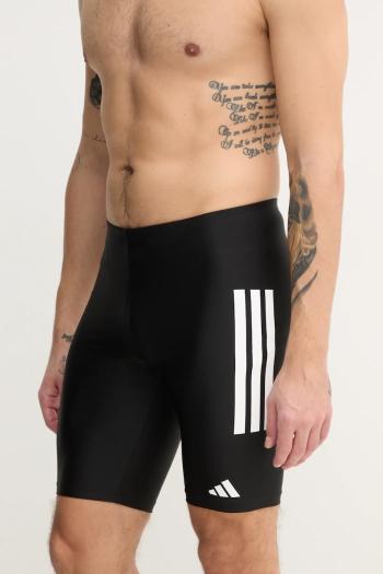 Plavky adidas Performance 3 Stripes čierna farba, JN6537