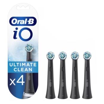 ORAL-B iO Ultimate Clean Black náhradná hlavica 4 ks