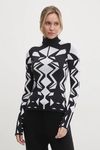 Funkčné tričko s dlhým rukávom Perfect Moment Perfect Jacquard čierna farba, W3001122