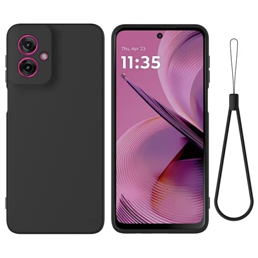 RUBBER Ochranný obal pre Motorola Moto G55 5G čierny