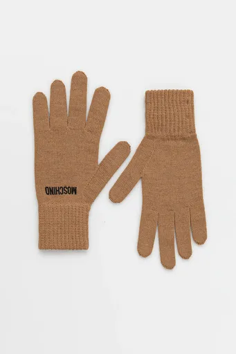 Rukavice s prímesou vlny Moschino