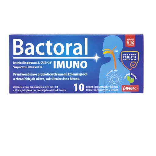 FAVEA Bactoral IMUNO 10 tabliet