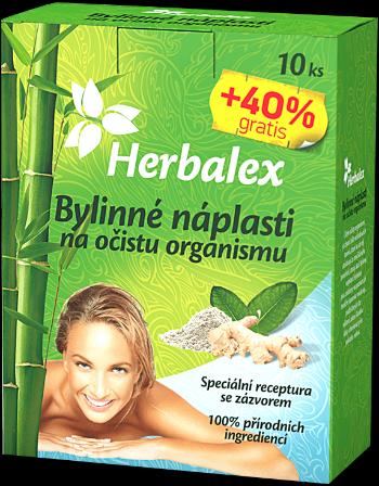 HERBALEX Bylinné náplasti na očistu organizmu 14 ks