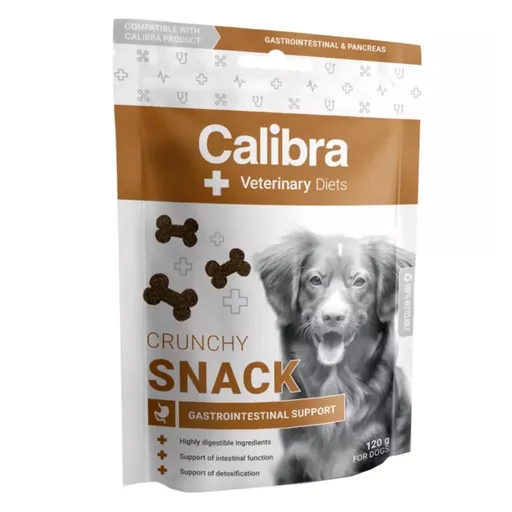 CALIBRA Veterinary Diets Snack Gastrointestinal maškrty pre psov 120 g