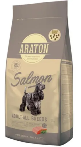 ARATON dog adult salmon small granule s lososom pre dospelé psy 15+1 kg