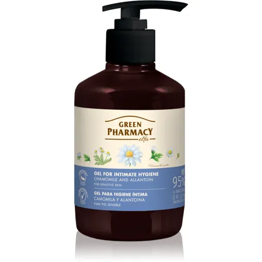 Green Pharmacy Chamomile Gel for Intimate Hygiene gél na intímnu hygienu pre citlivú pokožku 370 ml