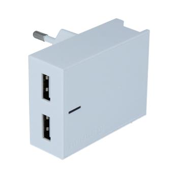 SWISSTEN Adaptér 230V/3A 2xUSB + lightning kábel 1,2 m