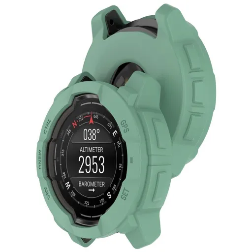 TPU HALF COVER Kryt pre Garmin Instinct 3 45mm svetlozelený