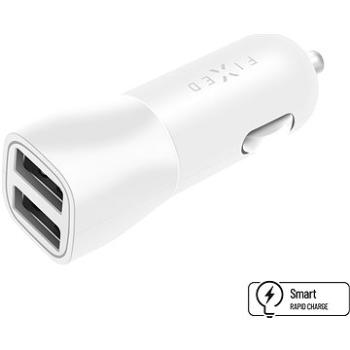 FIXED Smart Rapid Charge 15W s 2xUSB výstupom biela (FIXCC15-2U-WH)