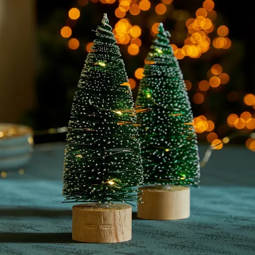 Súprava 2 jedličiek s LED diódami