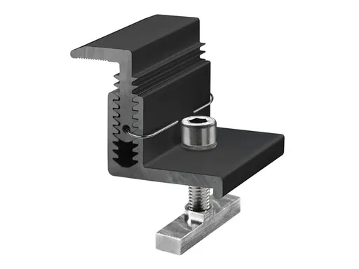 Koncový úchyt pro systém PB-096 nastaviteľný 32-42 mm, 4set černý