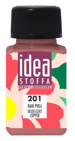 MAIMERI IDEA STOFFA - Farby na textil 201 - iridescent copper, 60 ml