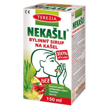 TEREZIA Nekašli 100% prírodný bylinný sirup 150 ml, poškodený obal