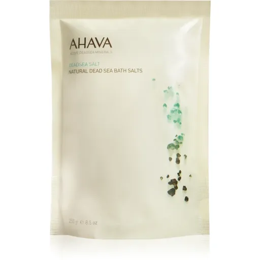 AHAVA Dead Sea Salt prírodná kúpeľová soľ z Mŕtveho mora 250 g