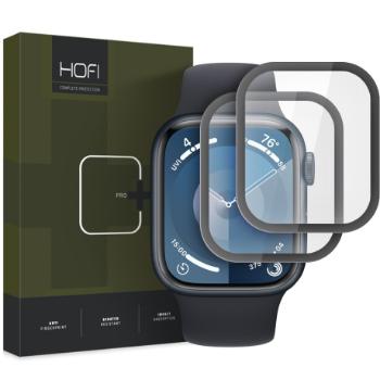 HOFI Hybrid 2x ochranné sklo na Apple Watch 7 / 8 / 9 45mm, čierne