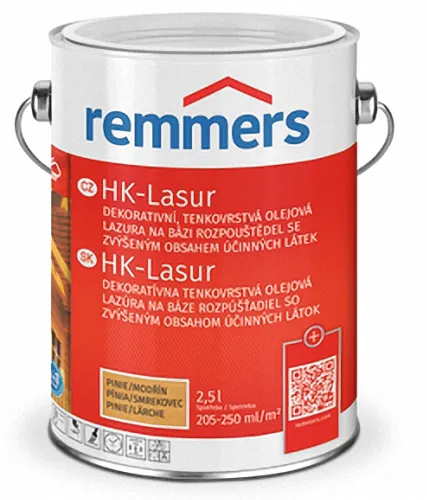 REMMERS HK LASUR - Tenkovrstvá olejová lazúra REM - teak 0,75 L
