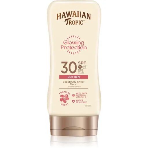 Hawaiian Tropic Glowing Protection Beautifully Sheer Finish mlieko na opaľovanie SPF 30 180 ml